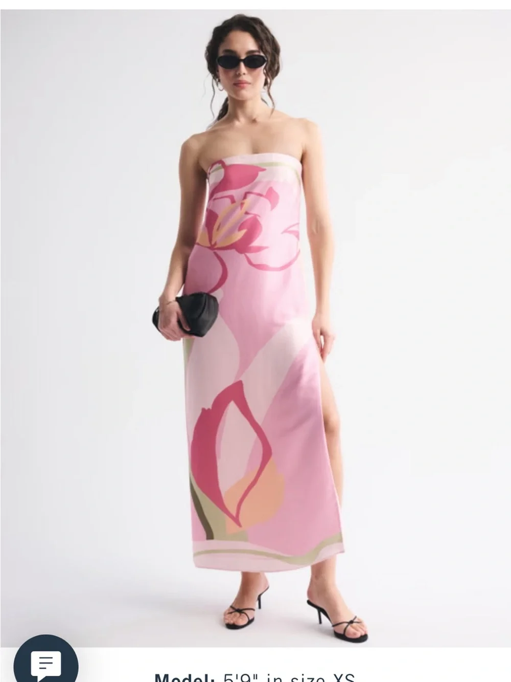 Abercrombie & Fitch Light Pink Strapless Dress